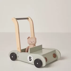 Wooden Teddy Baby Walker