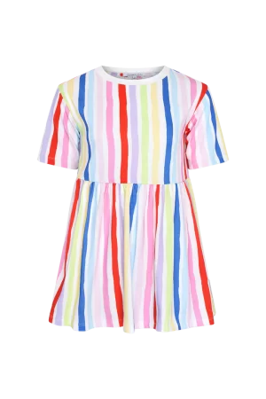 Kids Eden Painted Stripe Jersey Dress