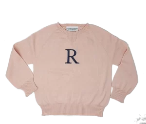 ALPHABET JUMPER (Blush Pink)