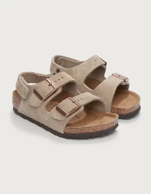 Birkenstock Kids Milano Suede Sandals