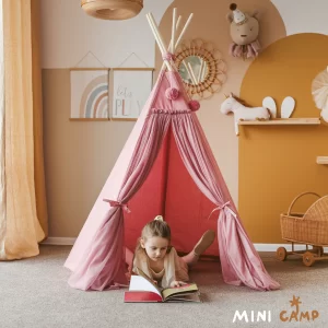 MiniCamp Fairy Play Tent with Tulle in Rose