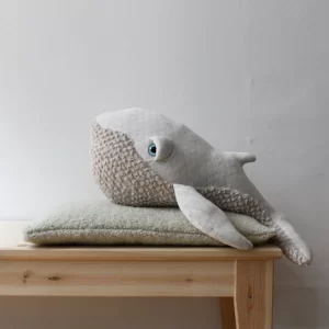 BIG STUFFED SMALL ALBINO WHALE