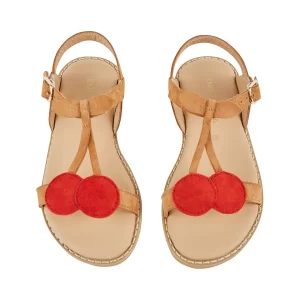 Emile Et Ida Cherry Sandals