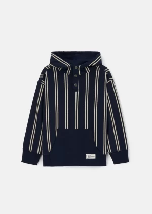 Jackson Navy Smart Stripe Hoody