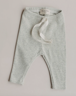 Soft Rib Grey Leggings