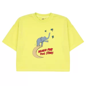 Elephant Pigment Tee by Jelly Mallow