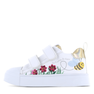 Shoesme: Girls Springtime Velcro Shoes – Bee