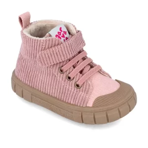 Garvalin Corduroy High Tops – Rosa Pink