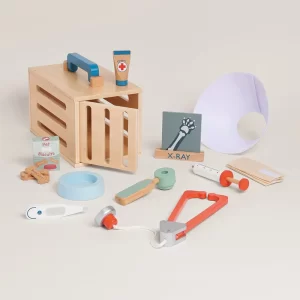 Wooden Toy Vet Set