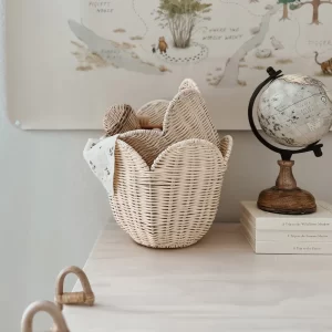 RATTAN LILY BASKET SET