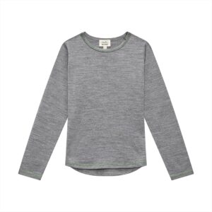 Merino Long Sleeve, Grey Marle